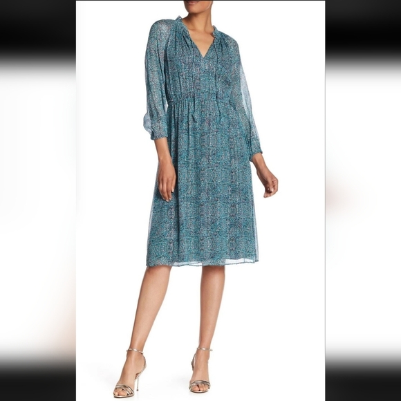 Rebecca Taylor Minnie Floral Women's Silk Dress - Picture 3 of 10